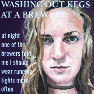 Washing Out Kegs at a Brewery