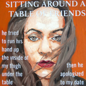 Sitting Around a Table of Friends