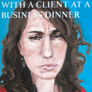 With a Client at a Business Dinner